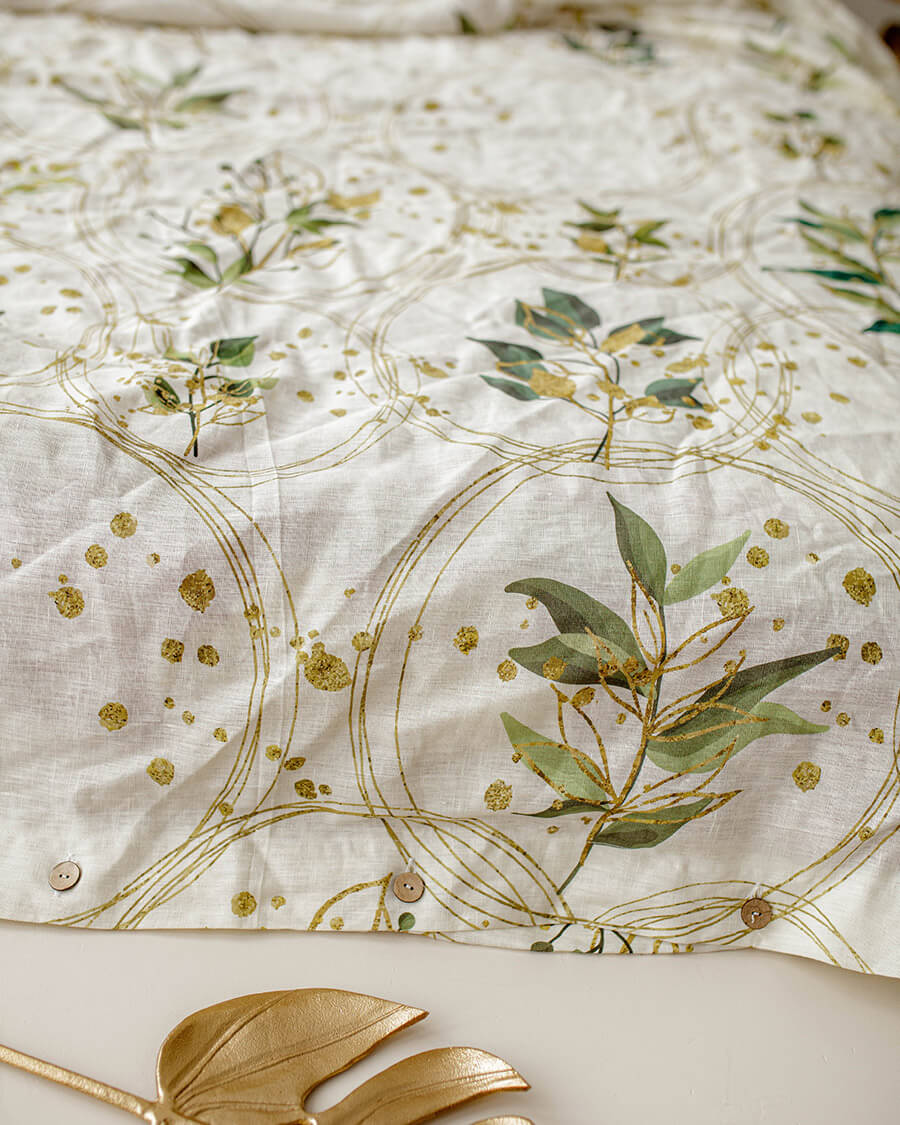 Botanical linen bedding set 6 Botanical linen bedding set