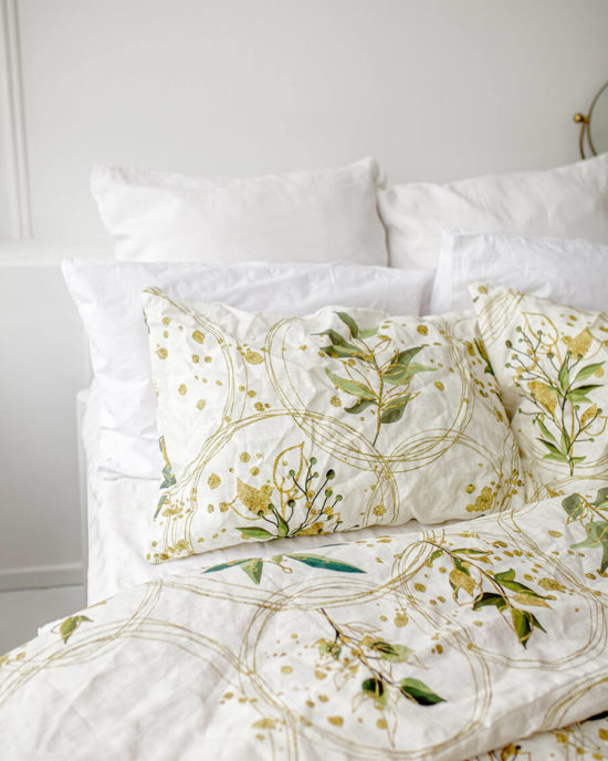 Botanical linen bedding set Botanical linen bedding set