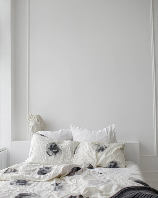 Moon linen duvet cover